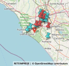 Mappa Via Paolo Giorza, 00124 Roma RM, Italia (12.0945)