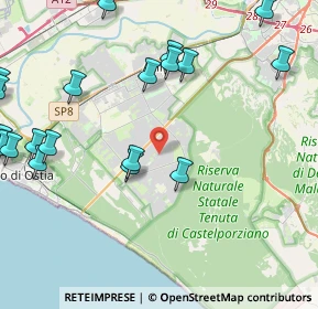 Mappa Via Paolo Giorza, 00124 Roma RM, Italia (6.043)