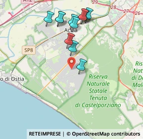 Mappa Via Paolo Giorza, 00124 Roma RM, Italia (4.15727)