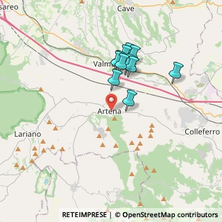 Mappa Via Trieste, 00031 Artena RM, Italia (3.20636)