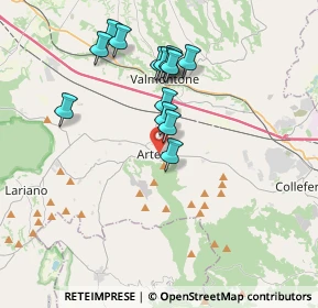 Mappa Via Trieste, 00031 Artena RM, Italia (3.49357)