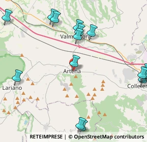 Mappa Via Trieste, 00031 Artena RM, Italia (6.34944)