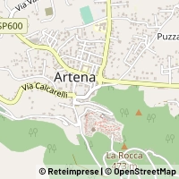 Mapa Artena