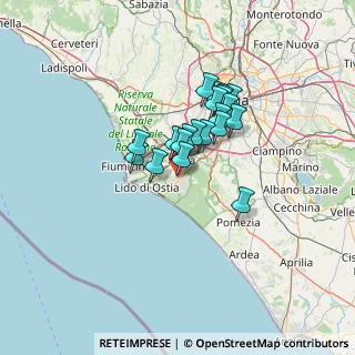 Mappa Via Talete, 00124 Roma RM, Italia (9.814)