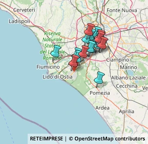 Mappa Via Virgilio Ranzato, 00124 Roma RM, Italia (11.169)