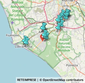 Mappa Via Virgilio Ranzato, 00124 Roma RM, Italia (7.81067)