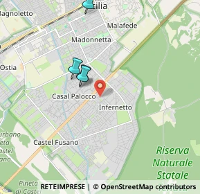 Mappa Via Virgilio Ranzato, 00124 Roma RM, Italia (3.32182)