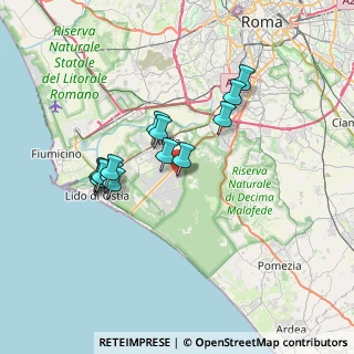 Mappa Via Oscar Chilesotti, 00124 Roma RM, Italia (6.46929)