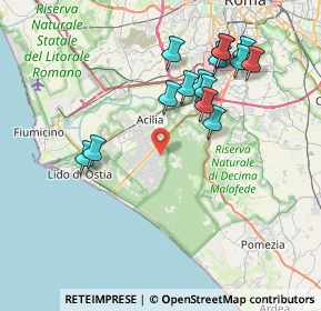 Mappa Via Oscar Chilesotti, 00124 Roma RM, Italia (8.16533)