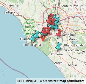 Mappa Via Oscar Chilesotti, 00124 Roma RM, Italia (11.219)