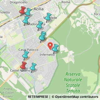 Mappa Via Oscar Chilesotti, 00124 Roma RM, Italia (2.41909)