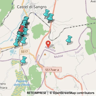 Mappa Strada Vicinale Prato dell'Olmo, 67031 Castel di Sangro AQ, Italia (2.86071)