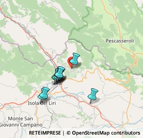 Mappa Via Carletta, 03030 Pescosolido FR, Italia (5.89727)