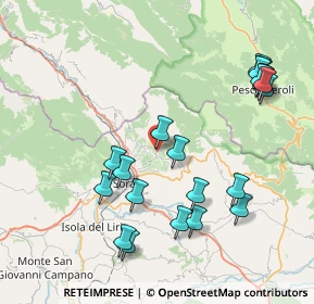 Mappa Via Carletta, 03030 Pescosolido FR, Italia (9.257)