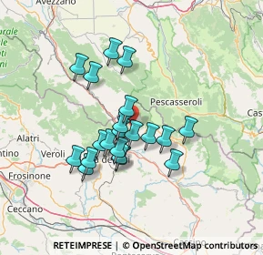Mappa Via Carletta, 03030 Pescosolido FR, Italia (11.873)