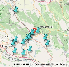 Mappa Via Carletta, 03030 Pescosolido FR, Italia (16.09857)