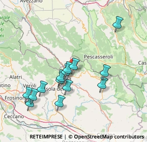 Mappa Via Carletta, 03030 Pescosolido FR, Italia (15.38214)