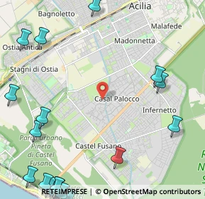 Mappa Via Aristippo, 00124 Roma RM, Italia (3.832)