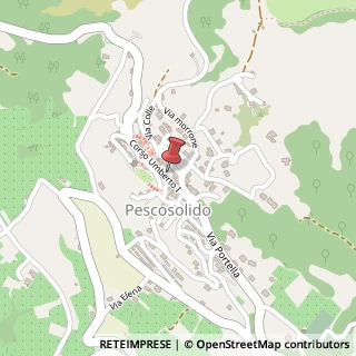 Mappa Via Umberto I, 1, 03030 Pescosolido, Frosinone (Lazio)