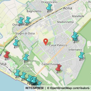 Mappa Via Cratippo di Atene, 00124 Roma RM, Italia (3.7715)