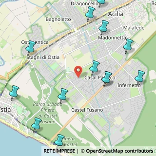 Mappa Via Cratippo di Atene, 00124 Roma RM, Italia (2.97385)