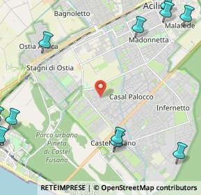 Mappa Via Cratippo di Atene, 00124 Roma RM, Italia (3.67182)