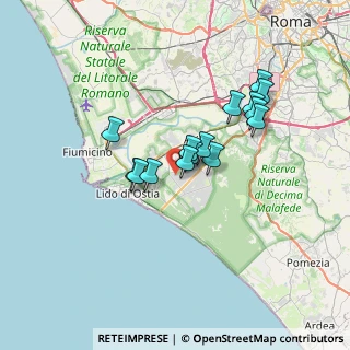 Mappa Via Cratippo di Atene, 00124 Roma RM, Italia (5.74067)