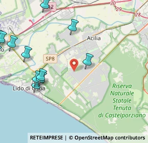 Mappa Via Cratippo di Atene, 00124 Roma RM, Italia (5.94083)