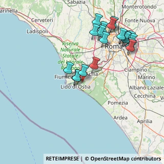 Mappa Via Achille Vogliano, 00124 Roma RM, Italia (18.3185)