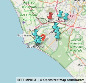 Mappa Via Achille Vogliano, 00124 Roma RM, Italia (5.74727)