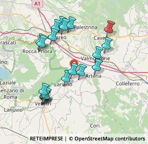 Mappa 00031 Macere RM, Italia (7.78368)