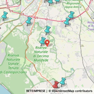 Mappa Via Giovanni Bonelli, 00128 Roma RM, Italia (6.94077)