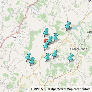 Mappa Castelbottaccio, 86030 Castelbottaccio CB, Italia (6.71545)