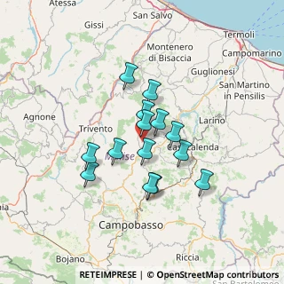 Mappa Castelbottaccio, 86030 Castelbottaccio CB, Italia (10.87214)