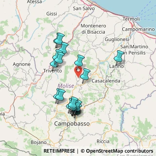Mappa Castelbottaccio, 86030 Castelbottaccio CB, Italia (14.9975)