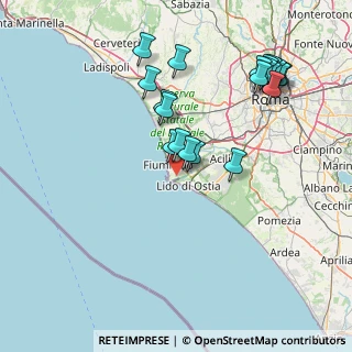 Mappa Via Giannantonio Manci, 00054 Fiumicino RM, Italia (17.63)