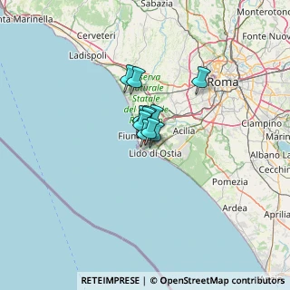 Mappa Via Angelo Ampezzan, 00054 Fiumicino RM, Italia (5.65545)