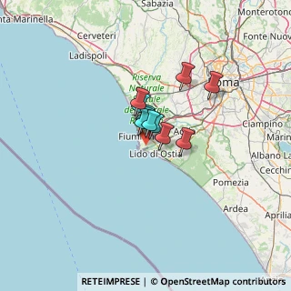 Mappa Via Angelo Ampezzan, 00054 Fiumicino RM, Italia (6.80545)