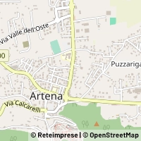 Map Artena