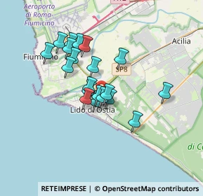 Mappa Via Capo Carbonara, 00122 Lido di Ostia RM, Italia (2.8085)