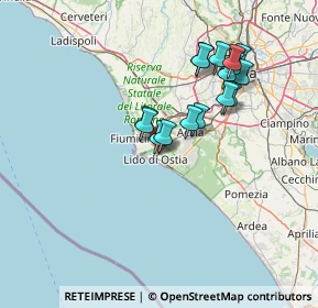Mappa Via Capo Carbonara, 00122 Lido di Ostia RM, Italia (13.67059)