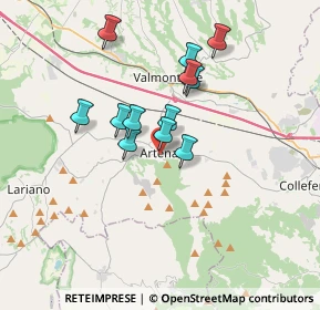 Mappa Via C. S. Borghese, 00031 Artena RM, Italia (2.94833)