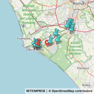 Mappa Via Perseo di Cizio, 00124 Roma RM, Italia (6.44357)