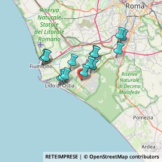 Mappa Via Perseo di Cizio, 00124 Roma RM, Italia (6.25867)
