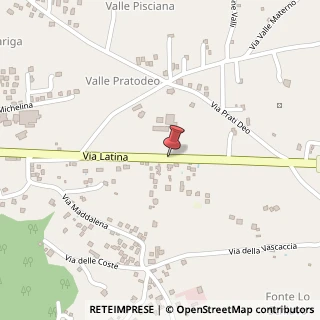 Mappa Via Latina, 46, 00031 Artena RM, Italia, 00031 Artena, Roma (Lazio)