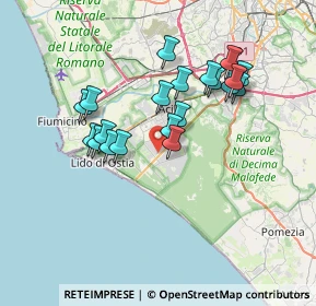 Mappa Via Teodoto, 00124 Roma RM, Italia (6.689)