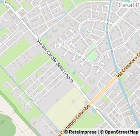 Mappa Vicolo del Canale della Lingua, 00124 Roma RM, Italia (0.428)