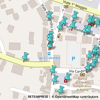 Mappa Largo Cristoforo Colombo, 00031 Artena RM, Italia (0.08846)