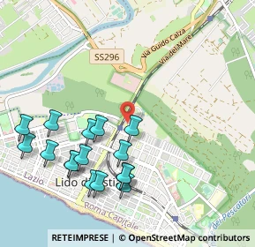 Mappa Via Capo Tindari, 00122 Lido di Ostia RM, Italia (1.17)