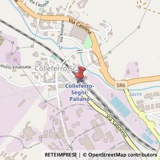 Mappa 00034 Colleferro Scalo RM, Italia, 00034 Colleferro, Roma (Lazio)